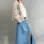 Willow Long A-line Denim Skirt - alldeserved.com