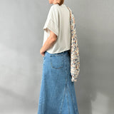 Willow Long A-line Denim Skirt - alldeserved.com