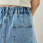 Willow Long A-line Denim Skirt - alldeserved.com