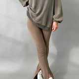 Naomi Flare Leggings - Cocoa