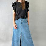 Dreamers Ruffle Sleeves Top - alldeserved.com