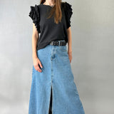 Dreamers Ruffle Sleeves Top - alldeserved.com