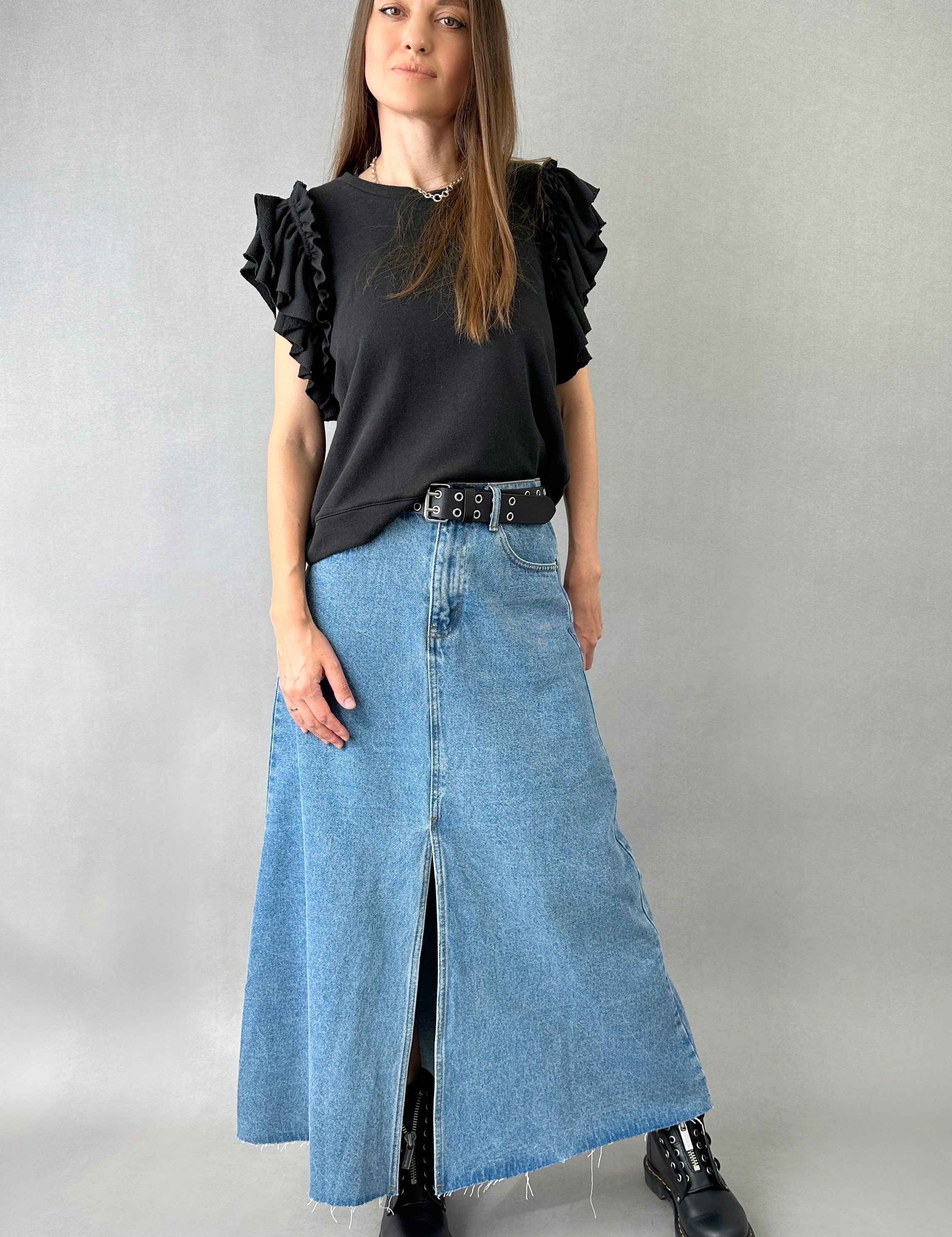 Dreamers Ruffle Sleeves Top - alldeserved.com