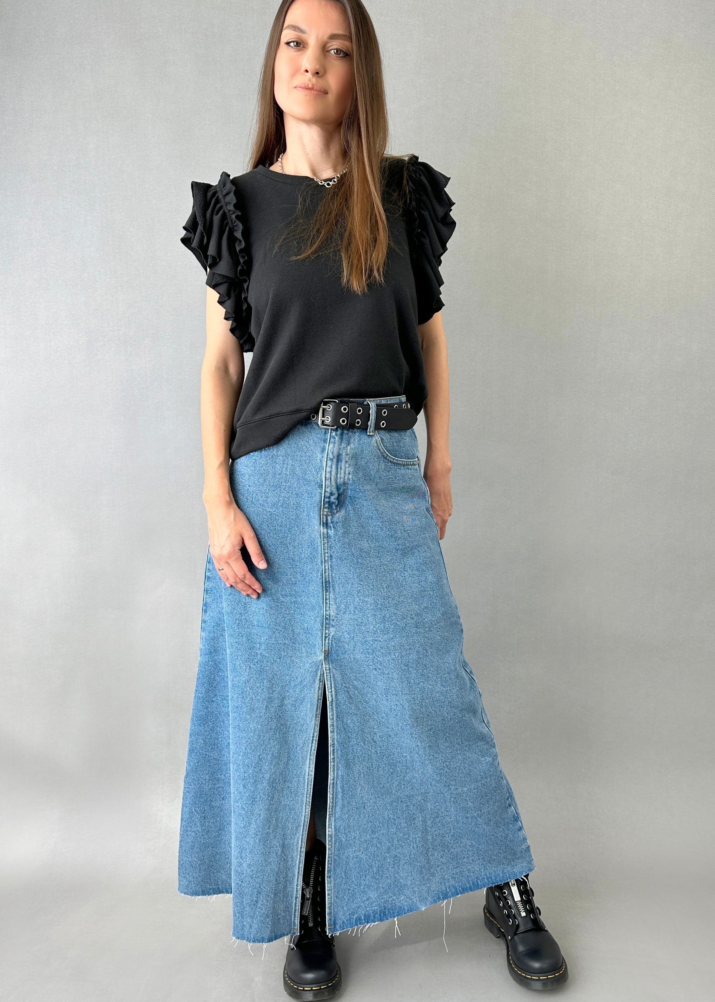 Dreamers Ruffle Sleeves Top - alldeserved.com
