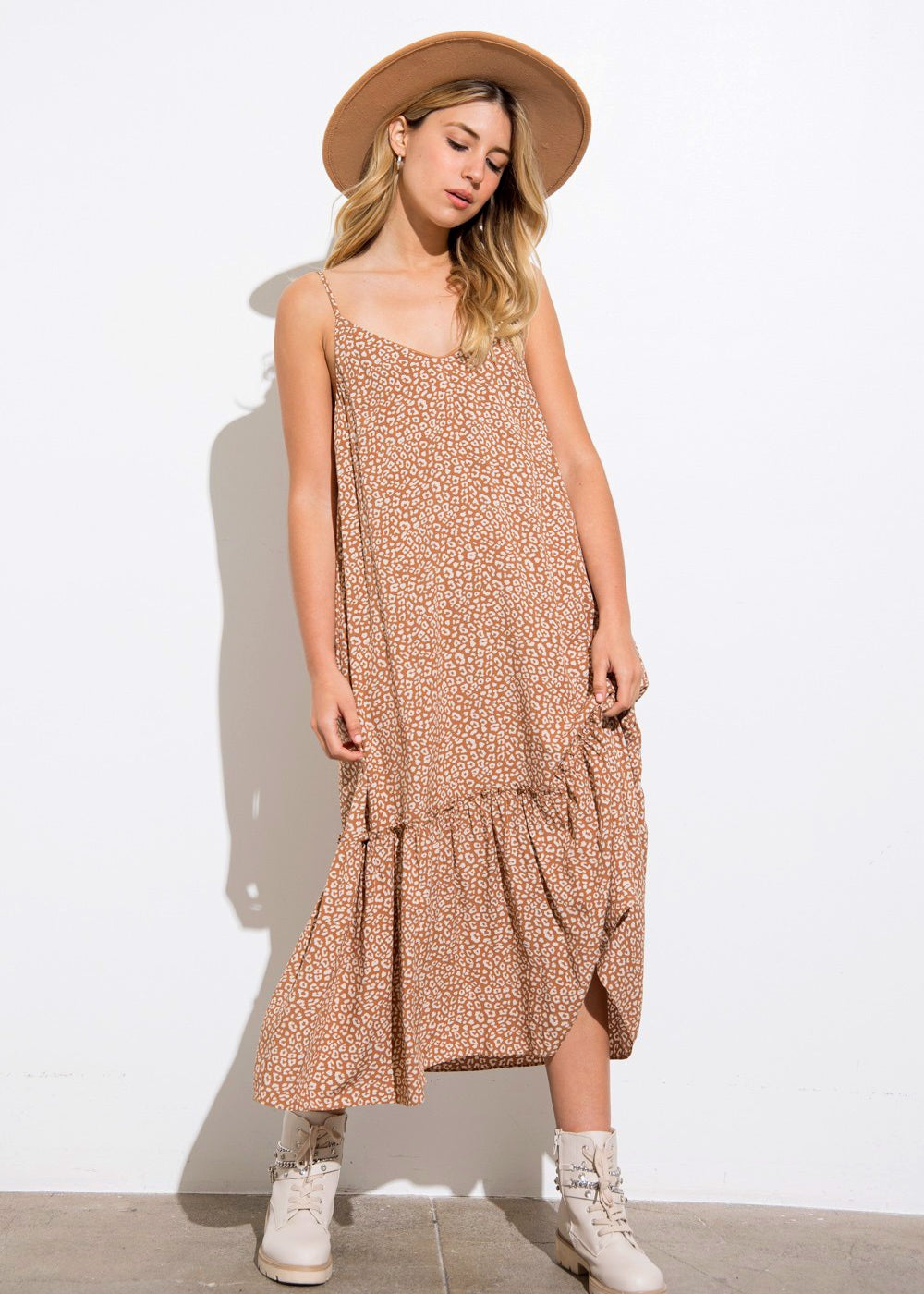 Leopard Print Maxi Dress - alldeserved.com