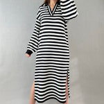 Striped Sweater Dress Hailee - alldeserved.com