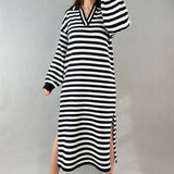 Striped Sweater Dress Hailee - alldeserved.com