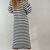 Striped Sweater Dress Hailee - alldeserved.com