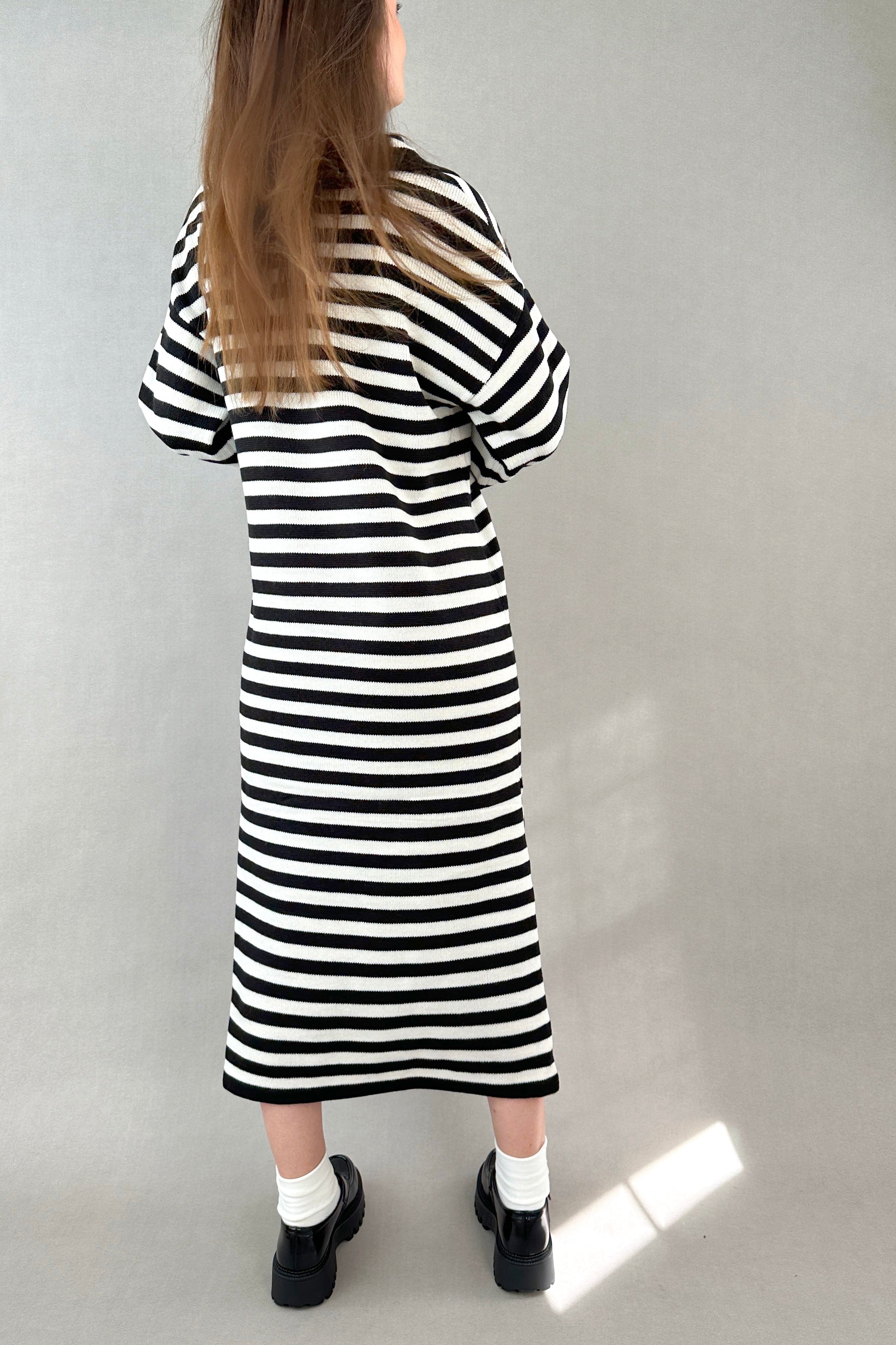 Striped Sweater Dress Hailee - alldeserved.com