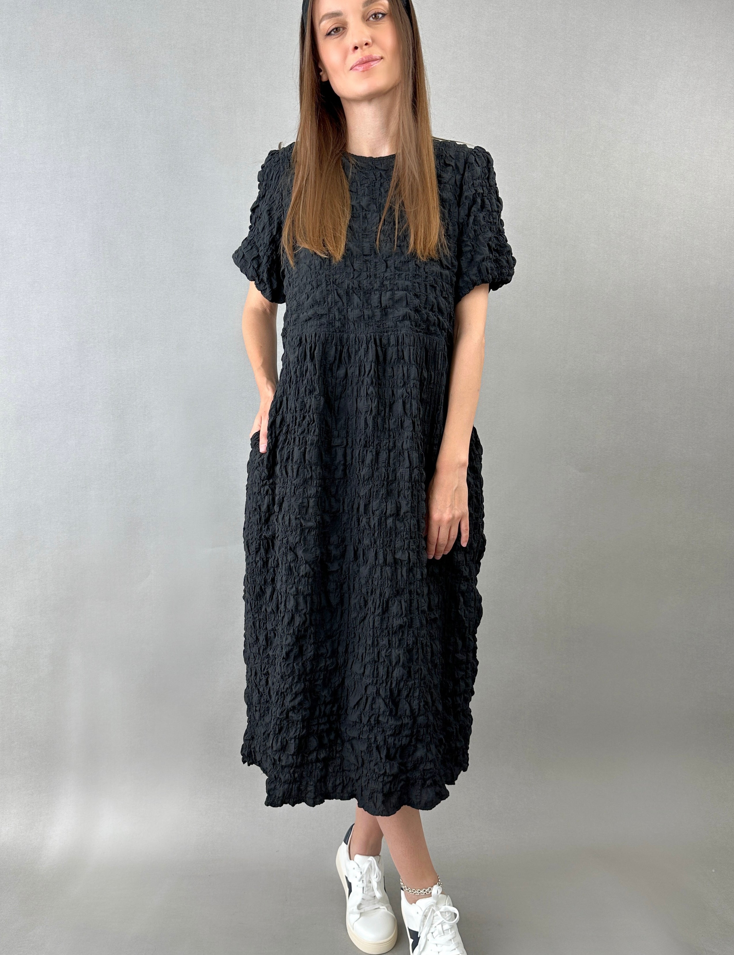 Lindsey Midi Black Dress - alldeserved.com