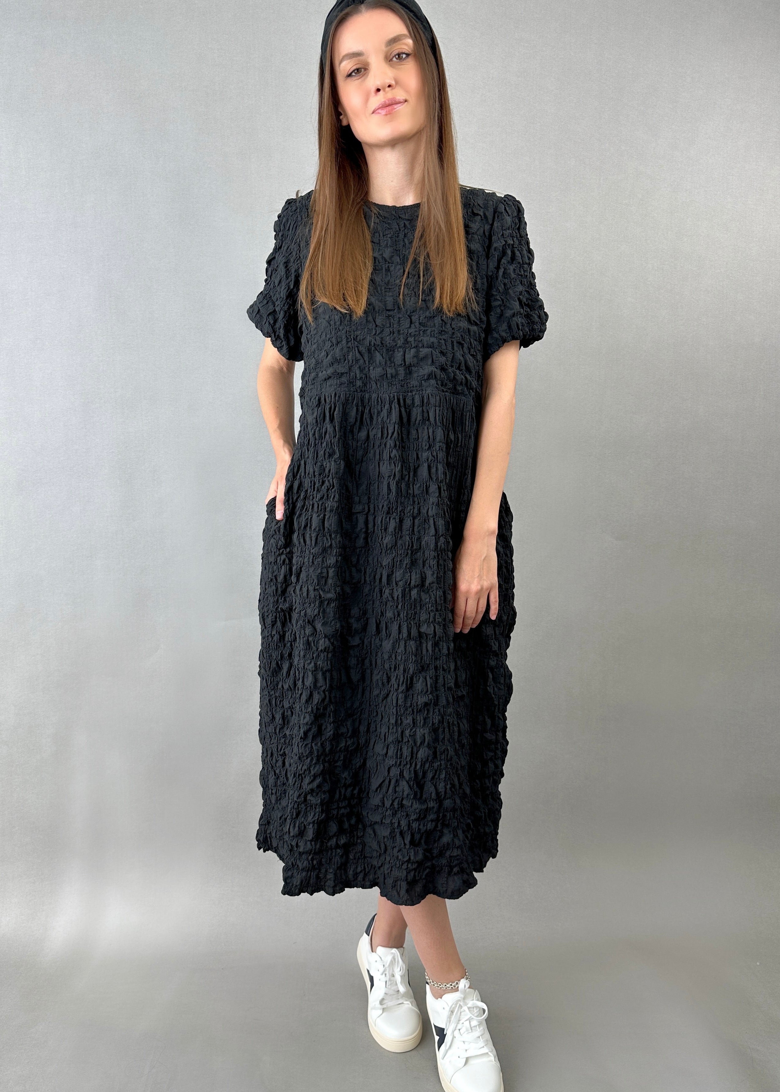 Lindsey Midi Black Dress - alldeserved.com