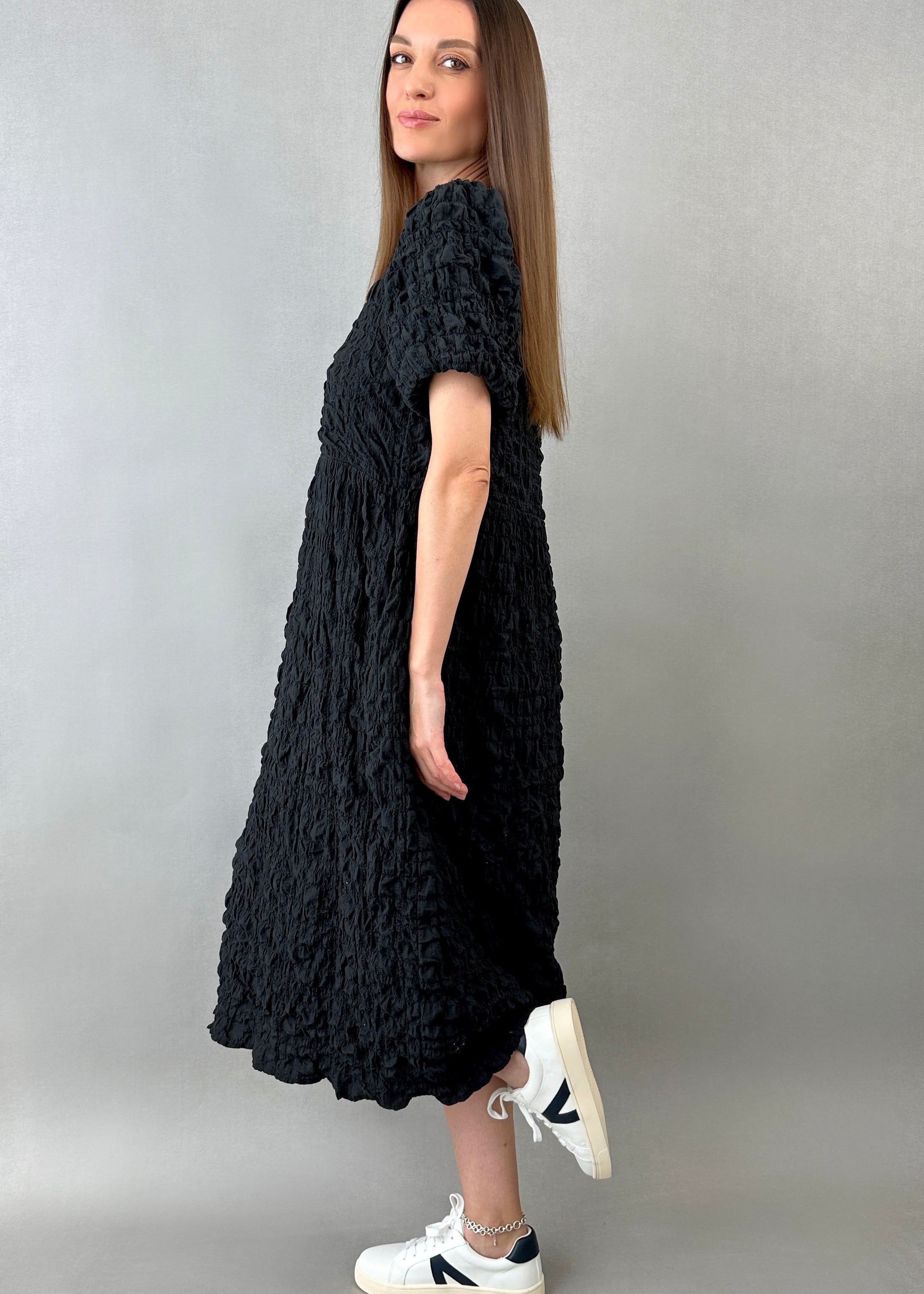 Lindsey Midi Black Dress - alldeserved.com