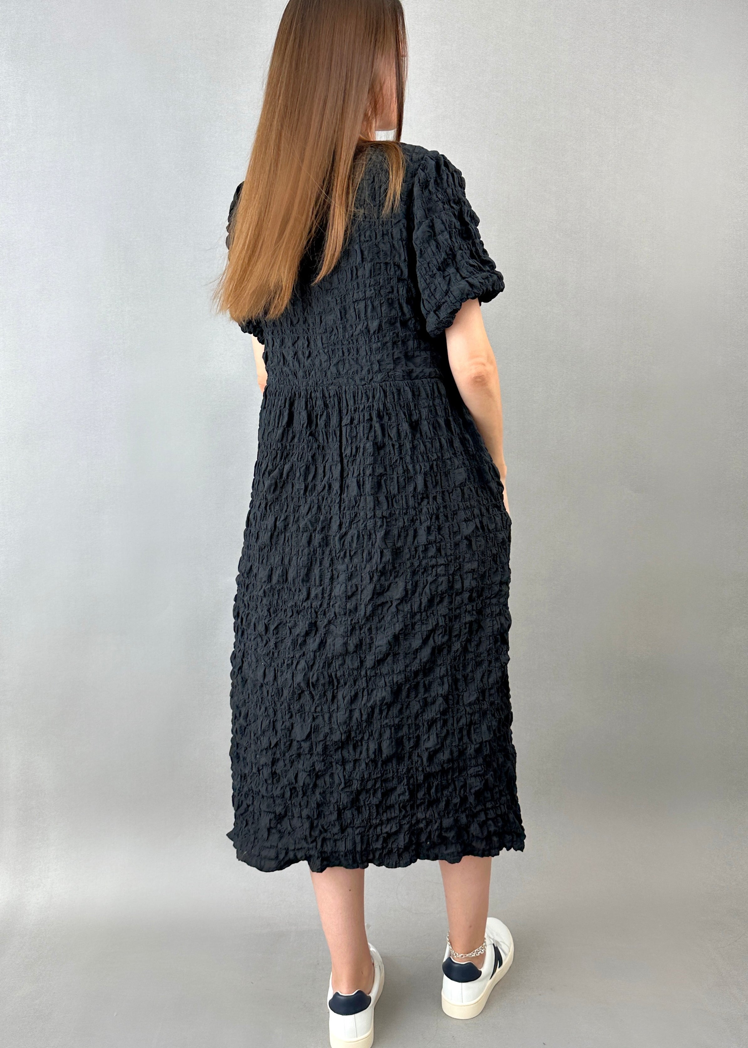 Lindsey Midi Black Dress - alldeserved.com