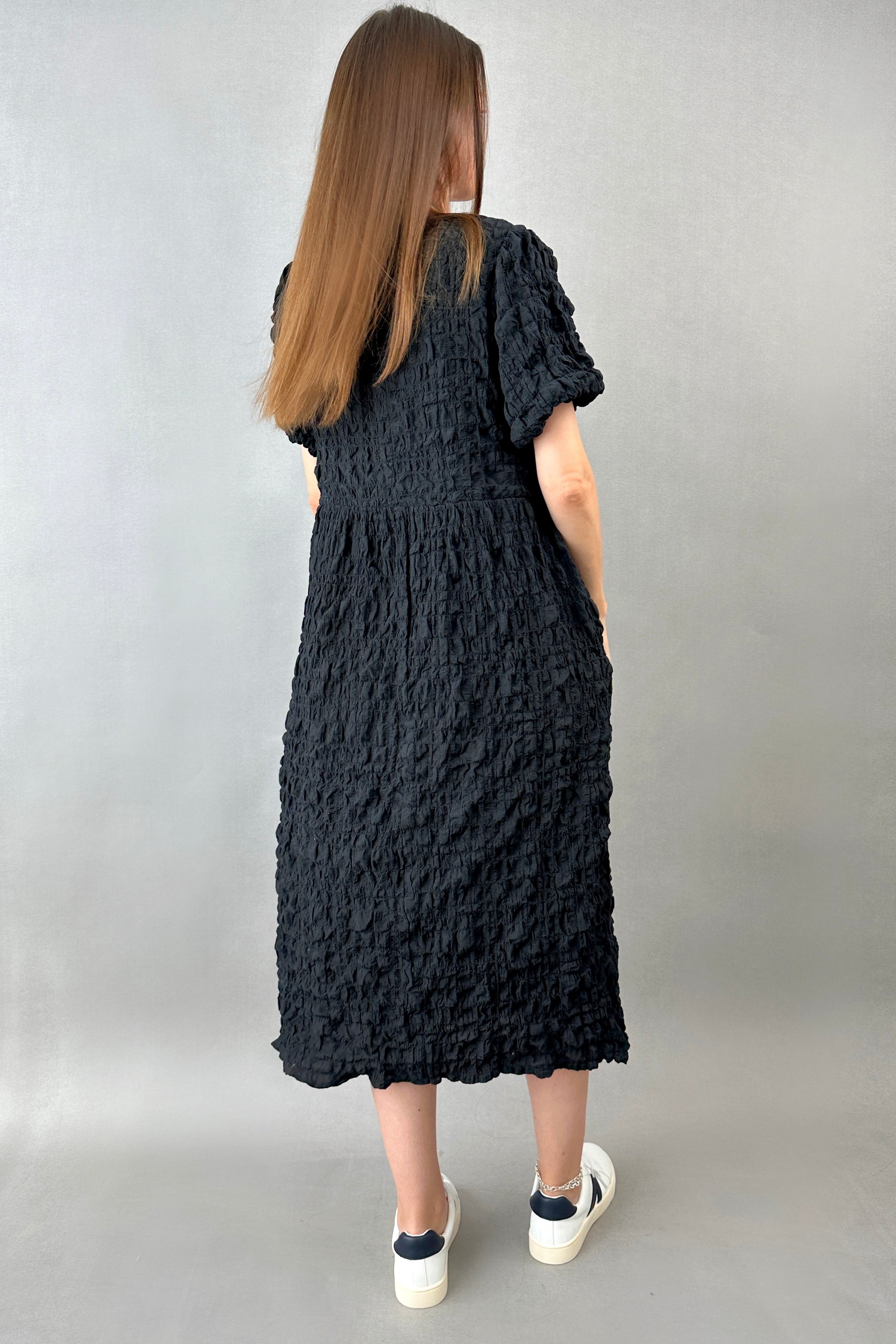 Lindsey Midi Black Dress - alldeserved.com