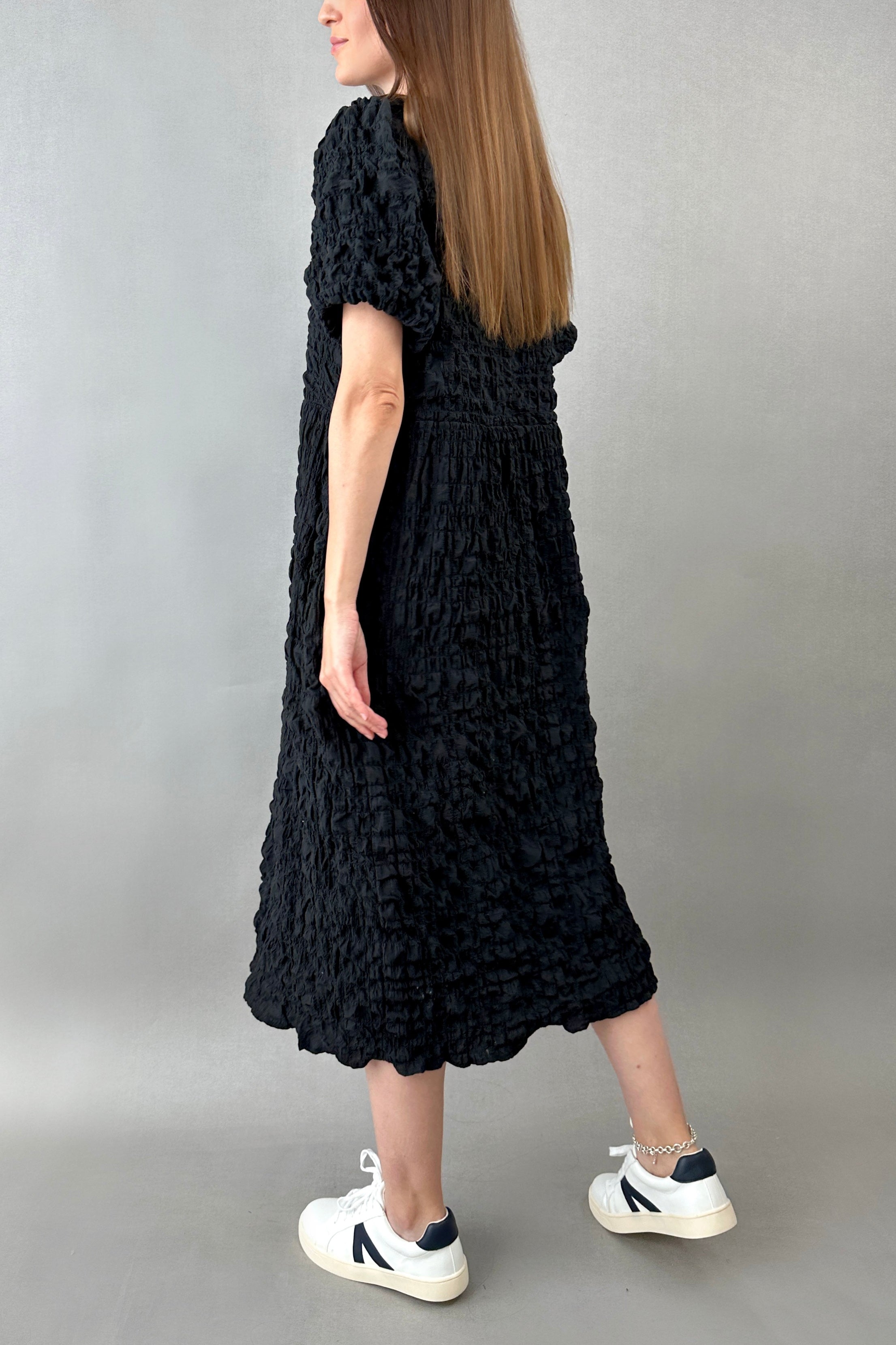 Lindsey Midi Black Dress - alldeserved.com
