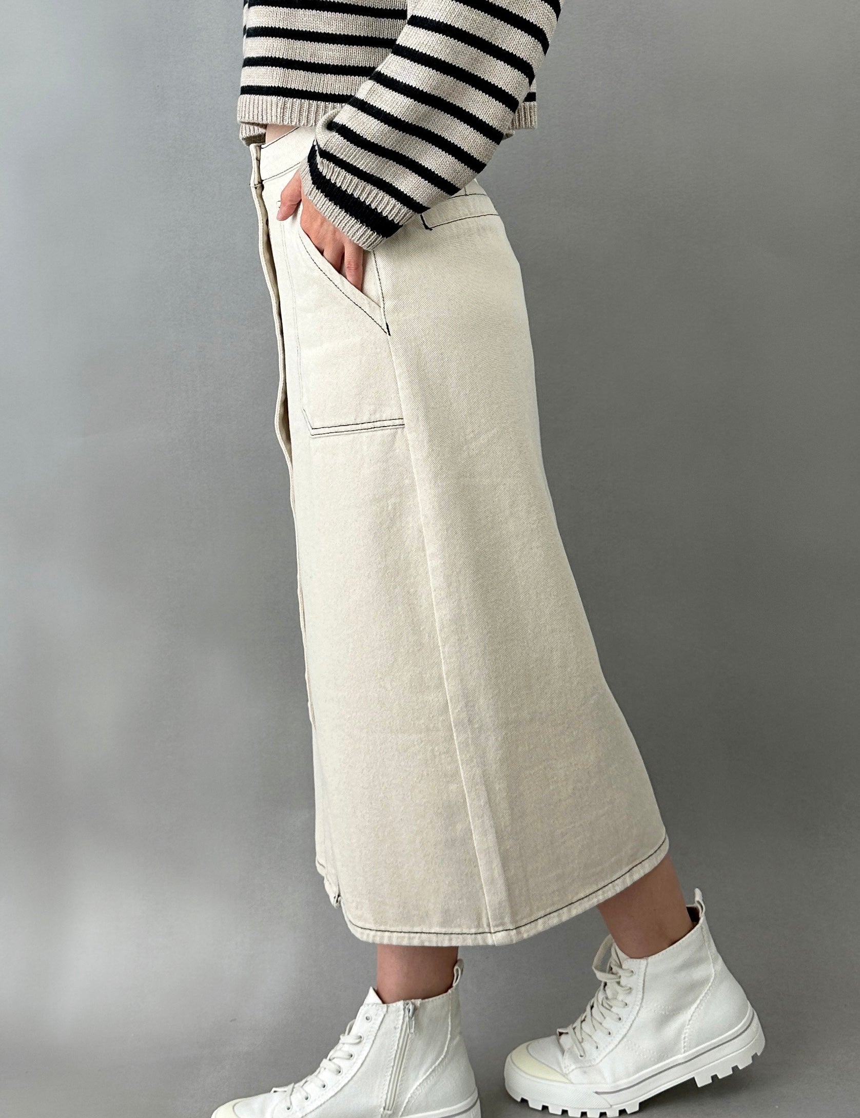 Katie Midi Skirt - alldeserved.com