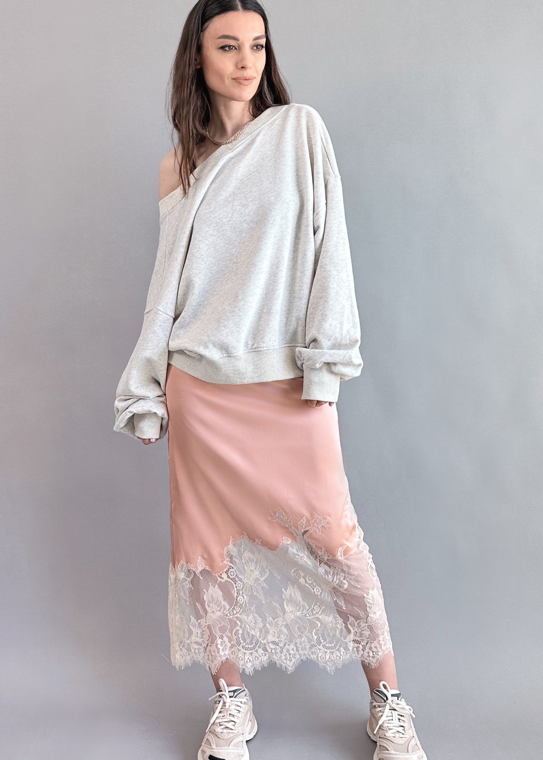 Bali Moon Satin Lace Skirt - alldeserved.com
