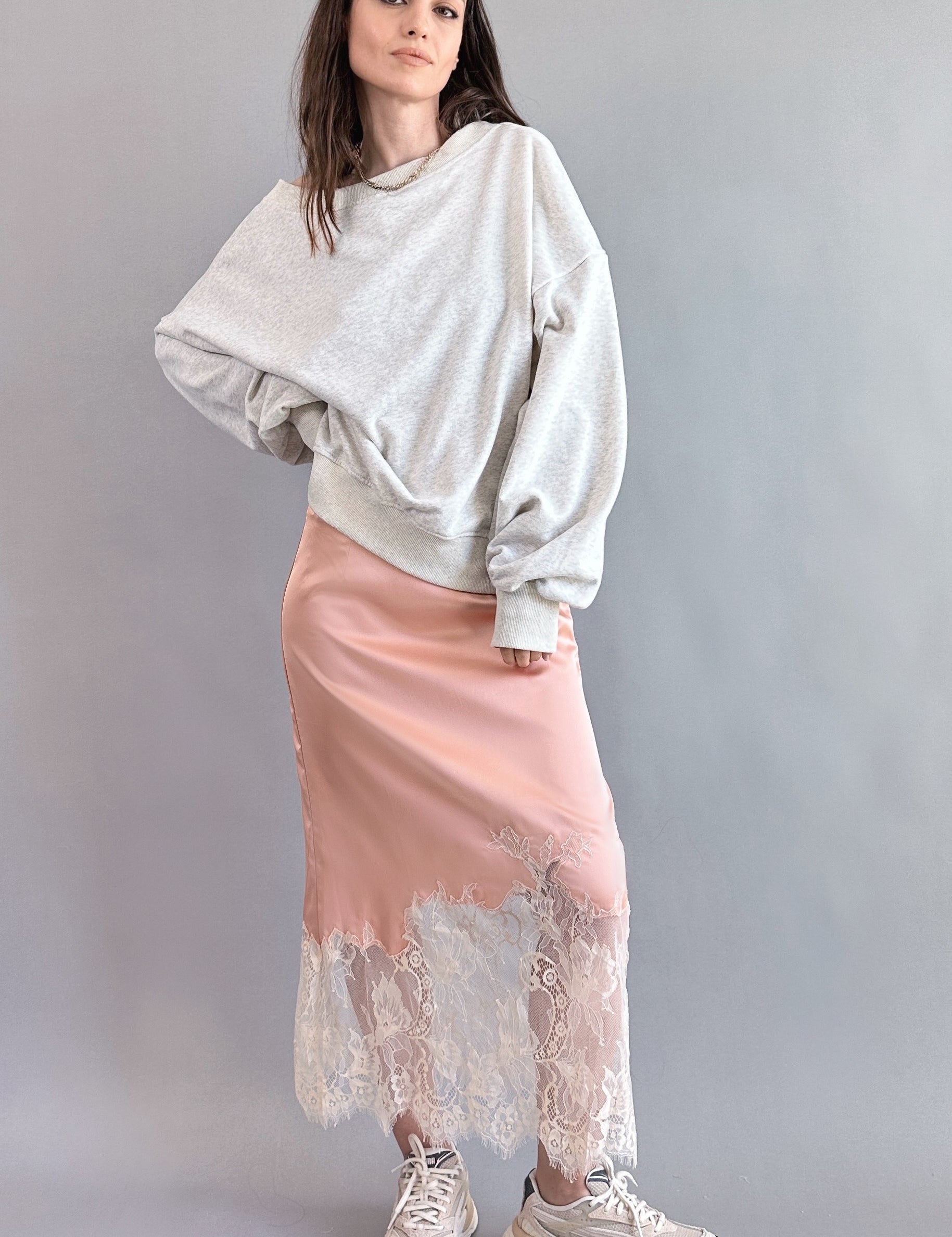 Bali Moon Satin Lace Skirt - alldeserved.com