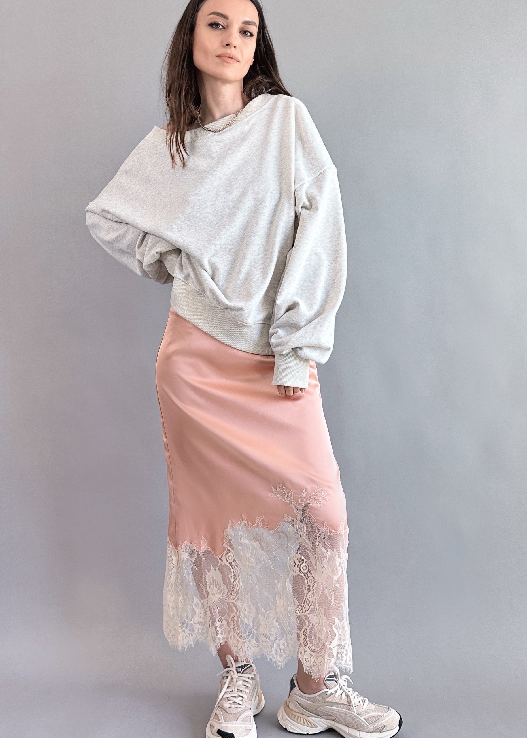 Bali Moon Satin Lace Skirt - alldeserved.com