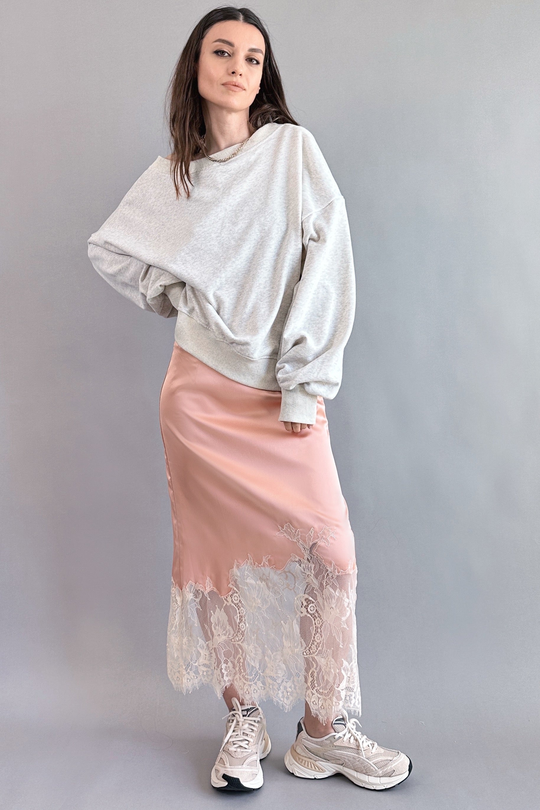 Bali Moon Satin Lace Skirt - alldeserved.com