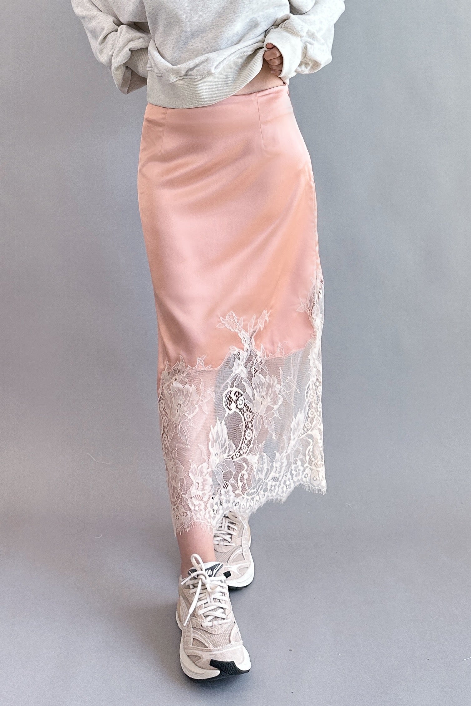 Bali Moon Satin Lace Skirt - alldeserved.com