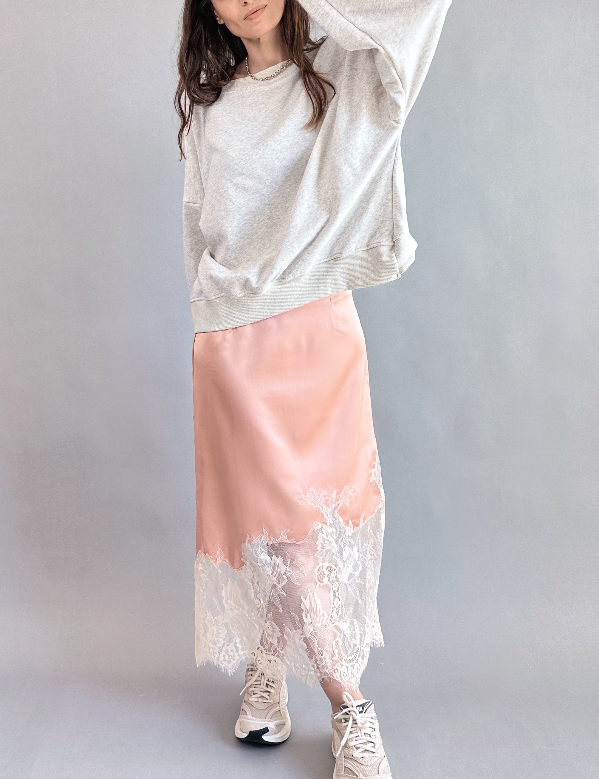 Bali Moon Satin Lace Skirt - alldeserved.com
