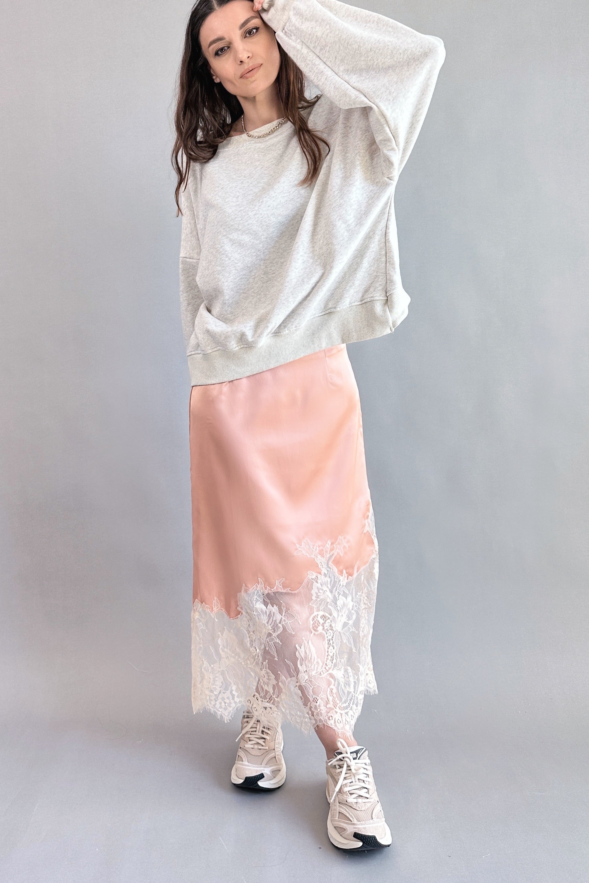 Bali Moon Satin Lace Skirt - alldeserved.com