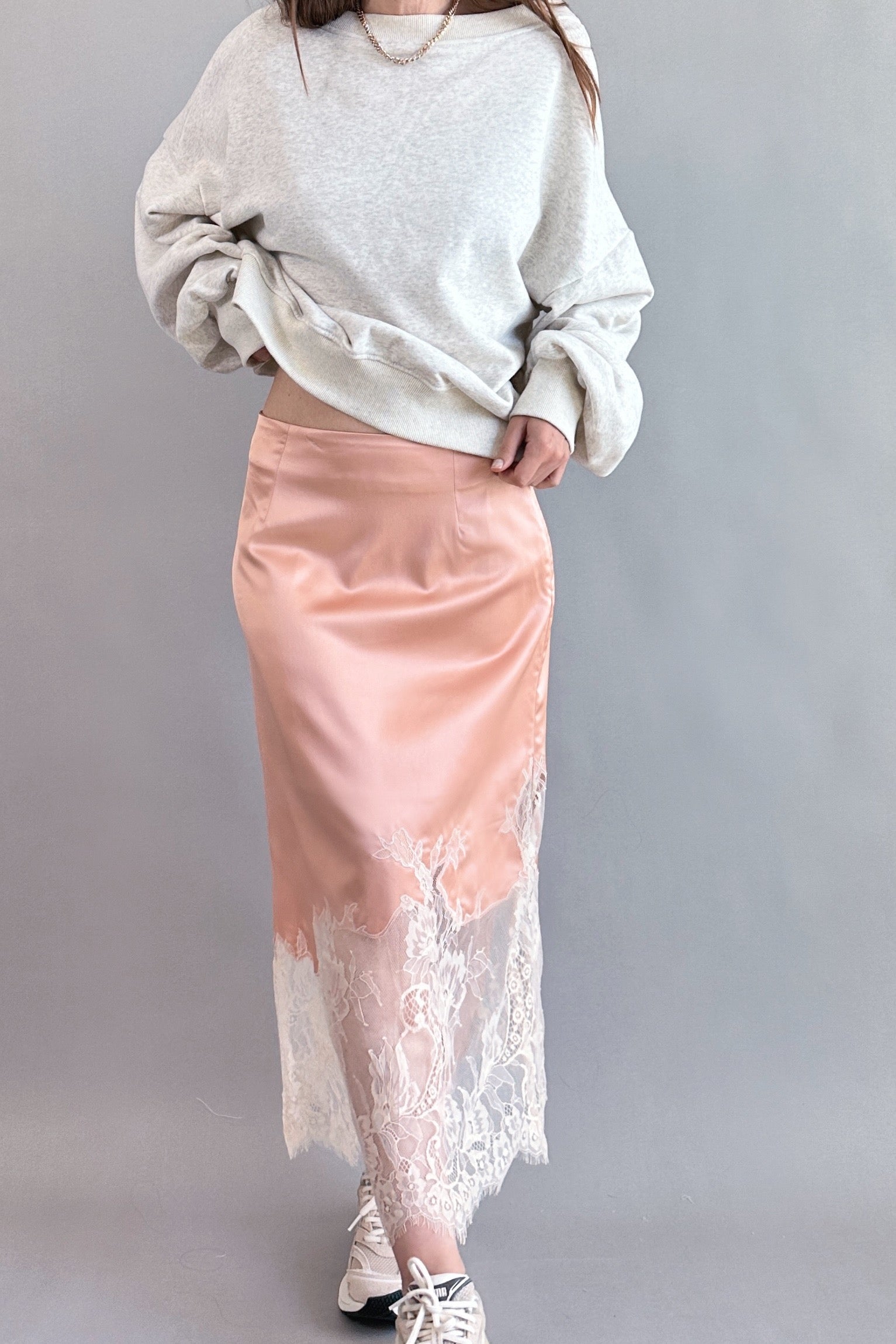 Bali Moon Satin Lace Skirt - alldeserved.com
