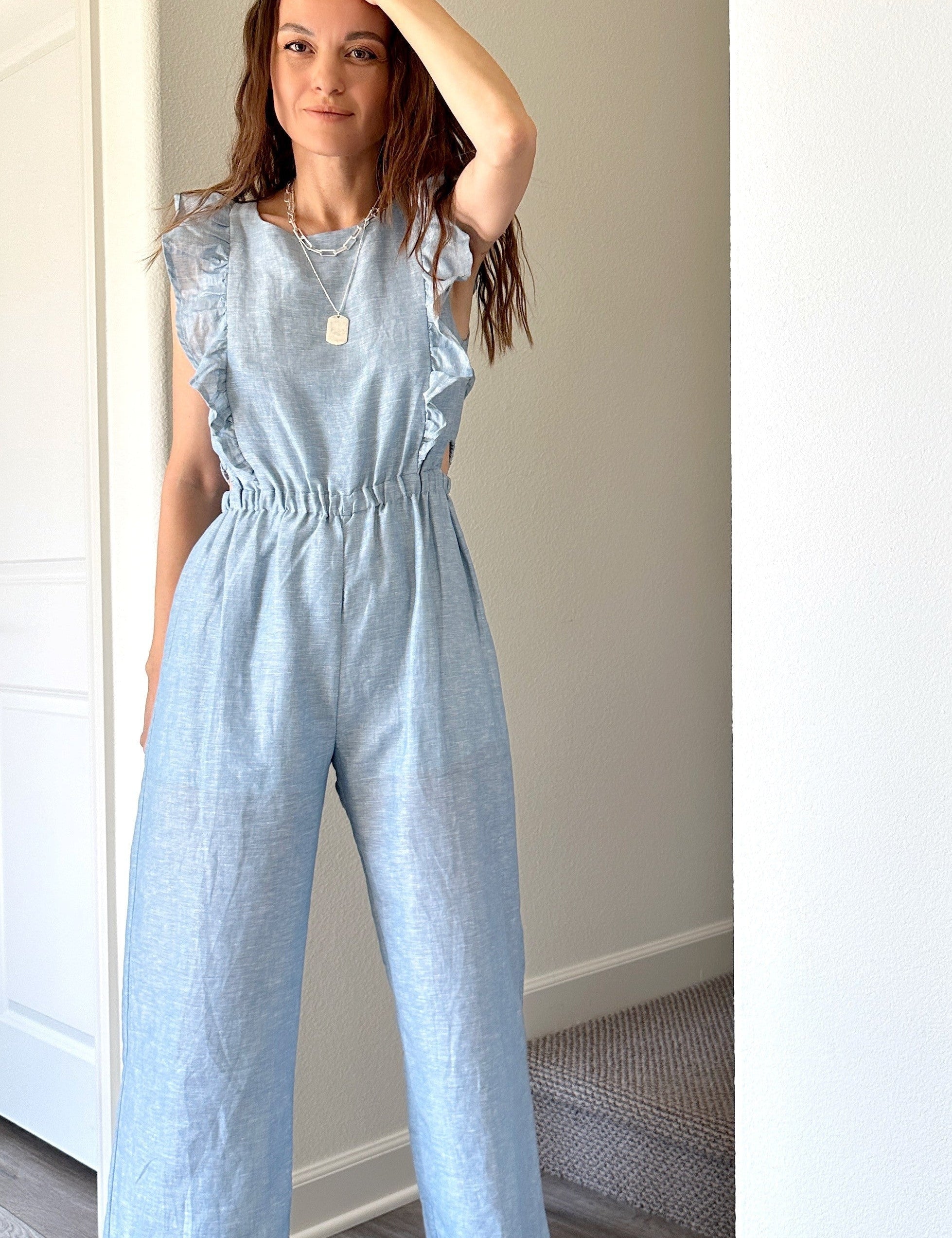 Blue Sky Jumpsuit - alldeserved.com