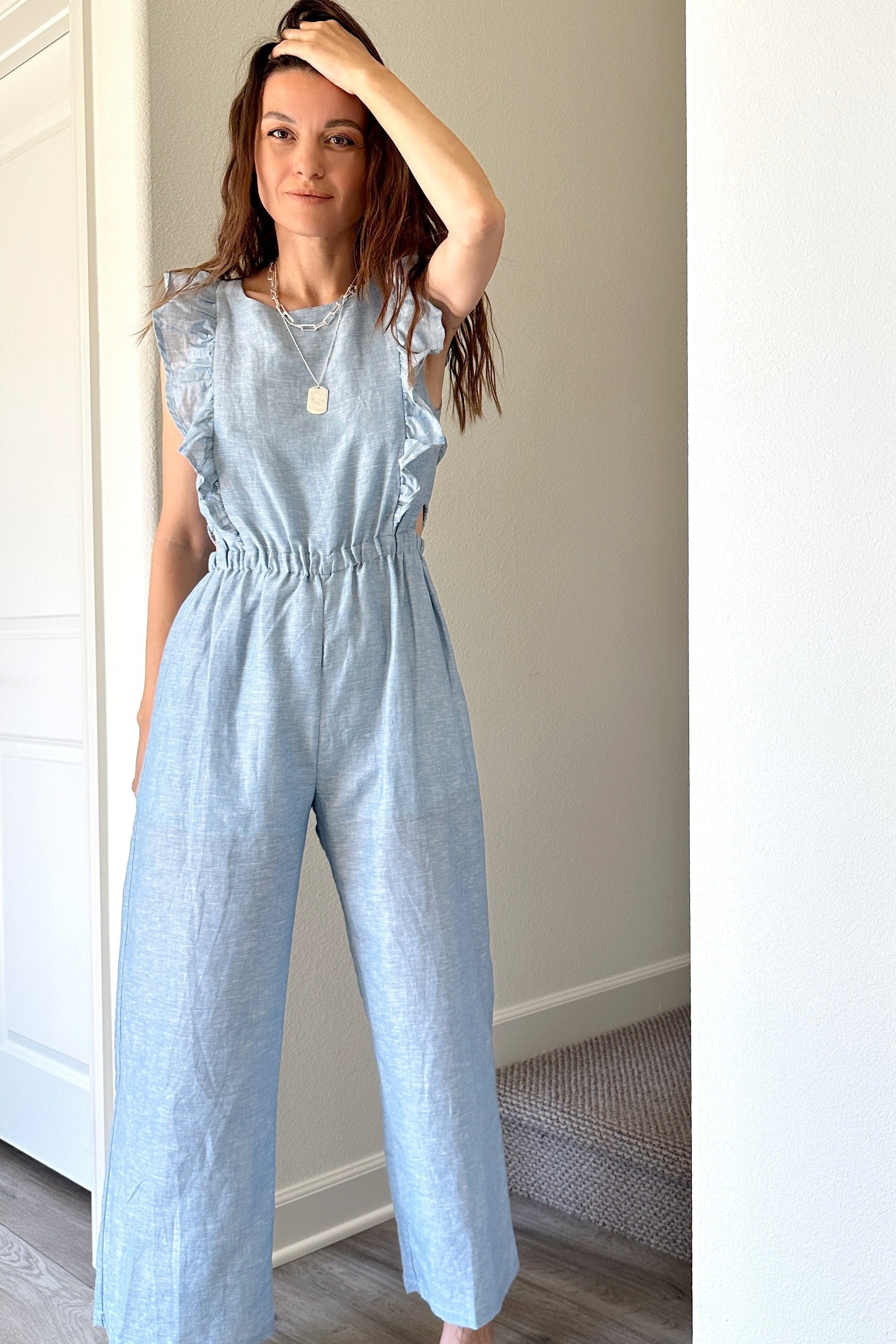 Blue Sky Jumpsuit - alldeserved.com