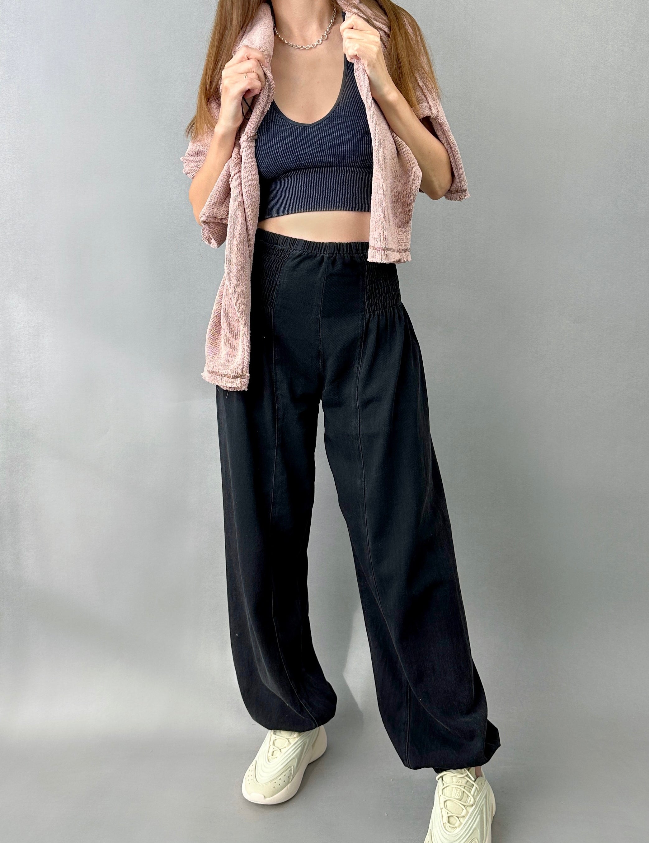 Parachute Pants - Washed Black - alldeserved.com