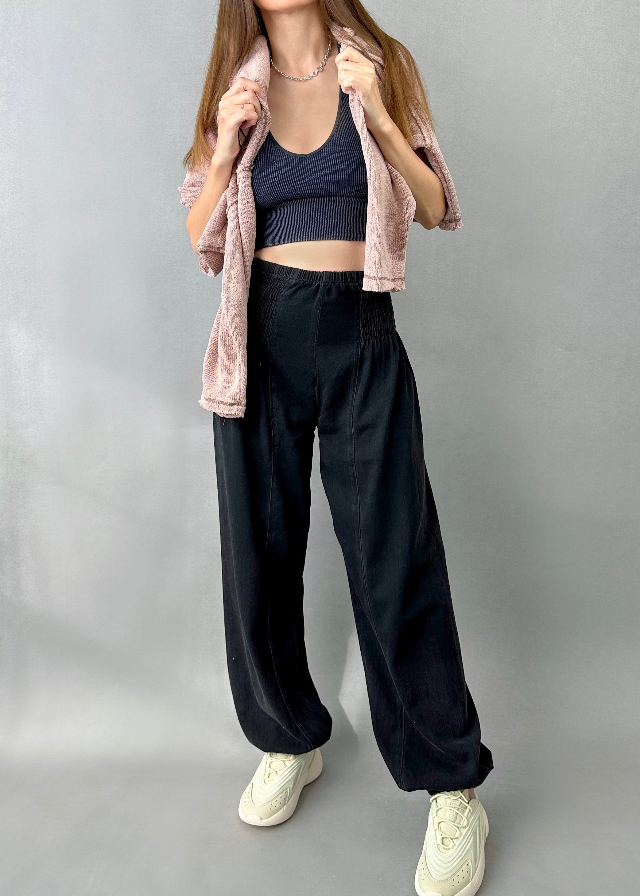 Parachute Pants - Washed Black - alldeserved.com