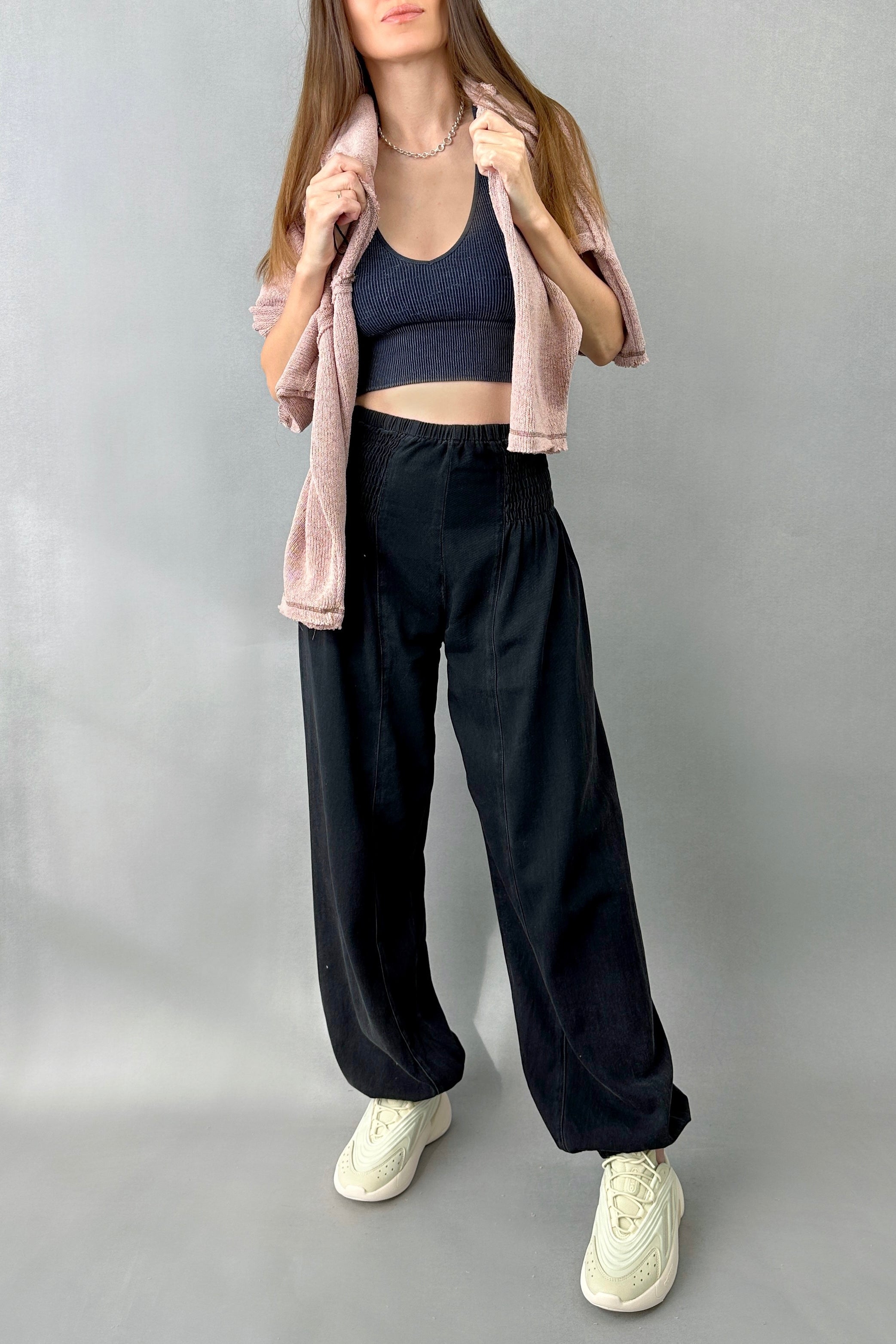 Parachute Pants - Washed Black - alldeserved.com
