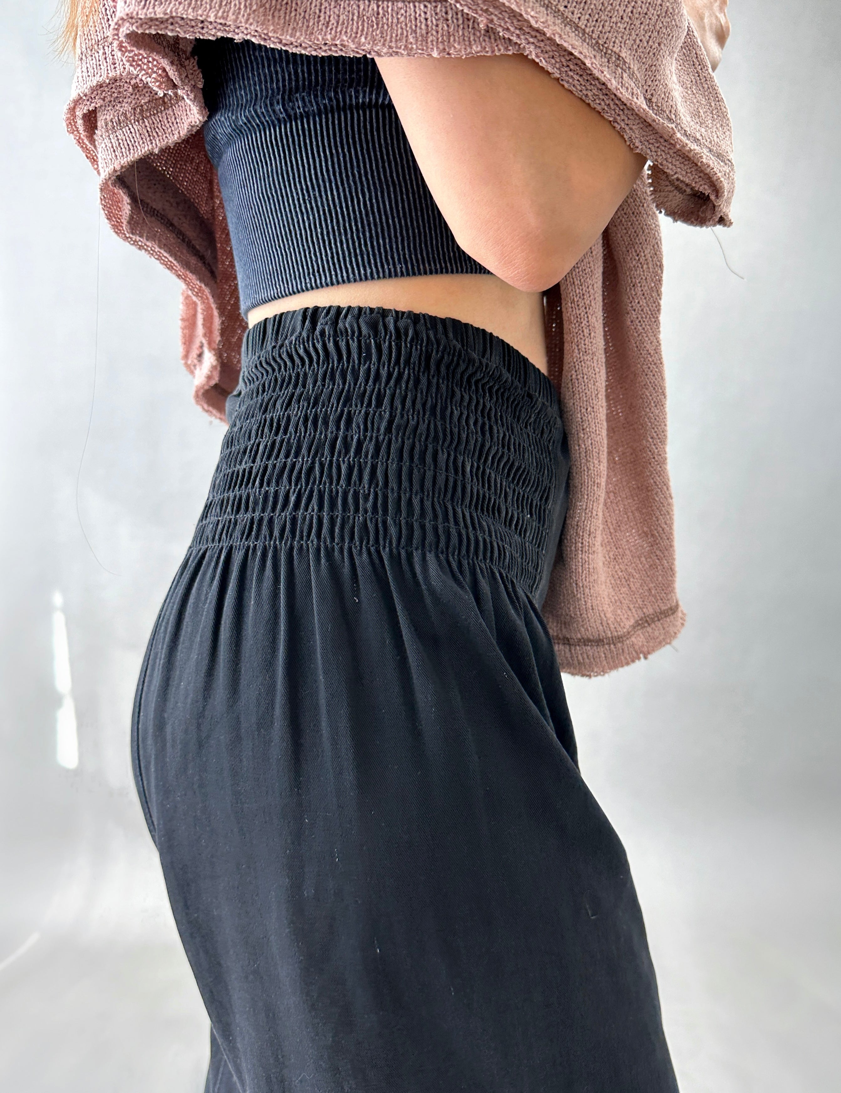 Parachute Pants - Washed Black - alldeserved.com