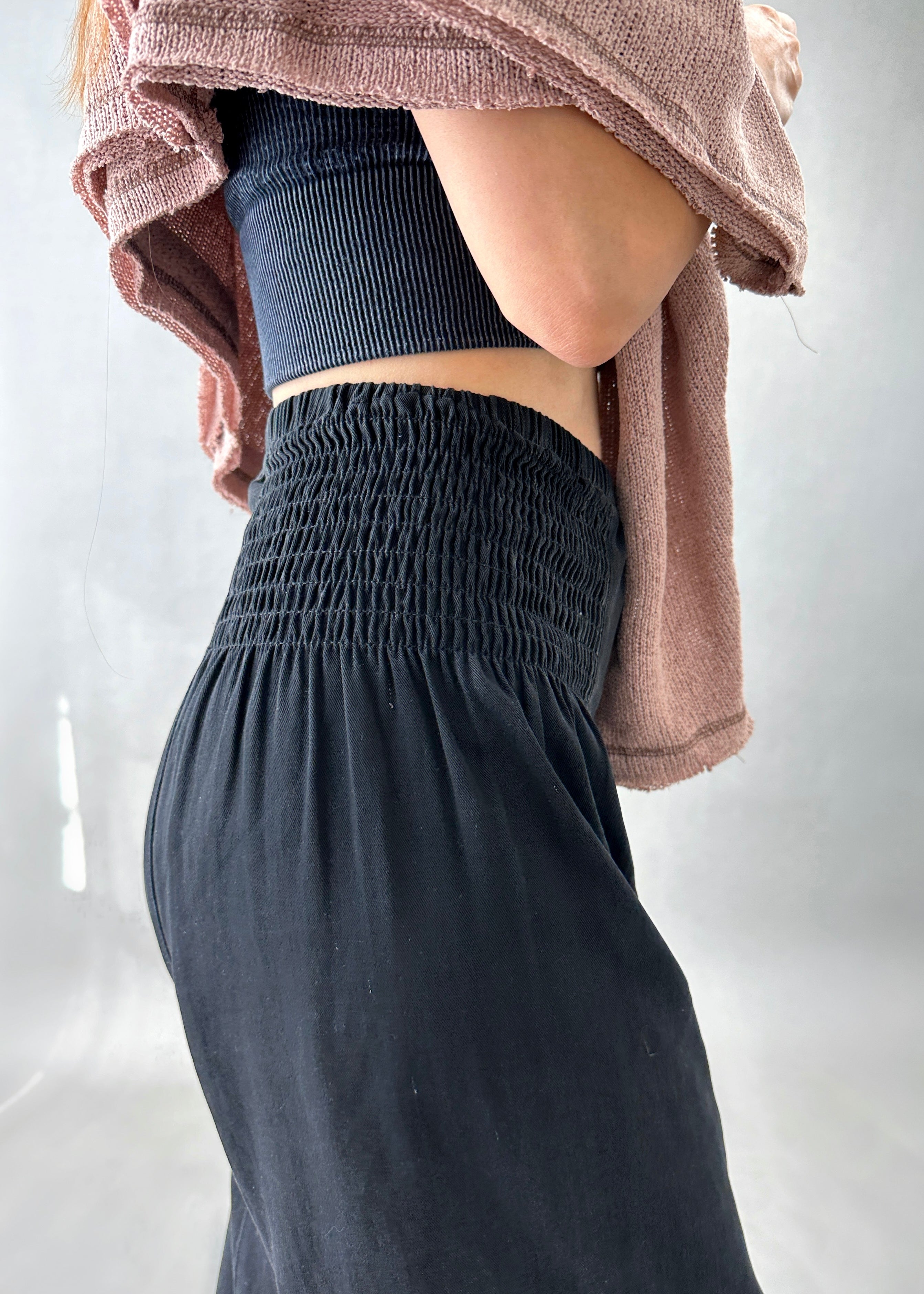 Parachute Pants - Washed Black - alldeserved.com