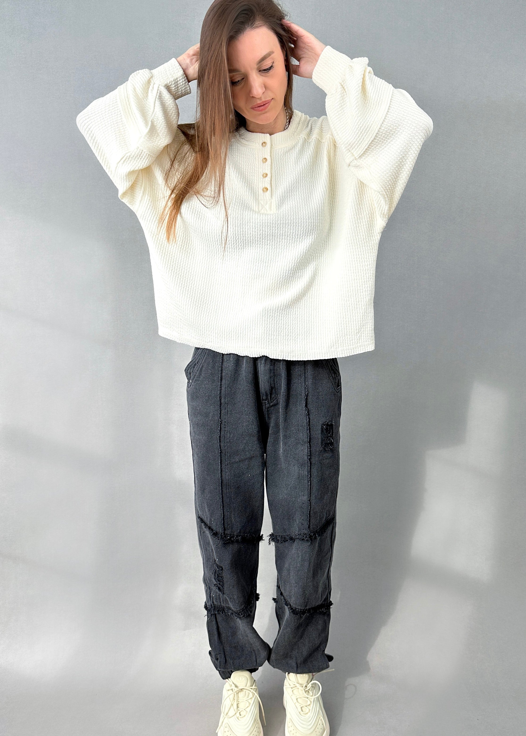 Bohemian Distressed Joggers - alldeserved.com