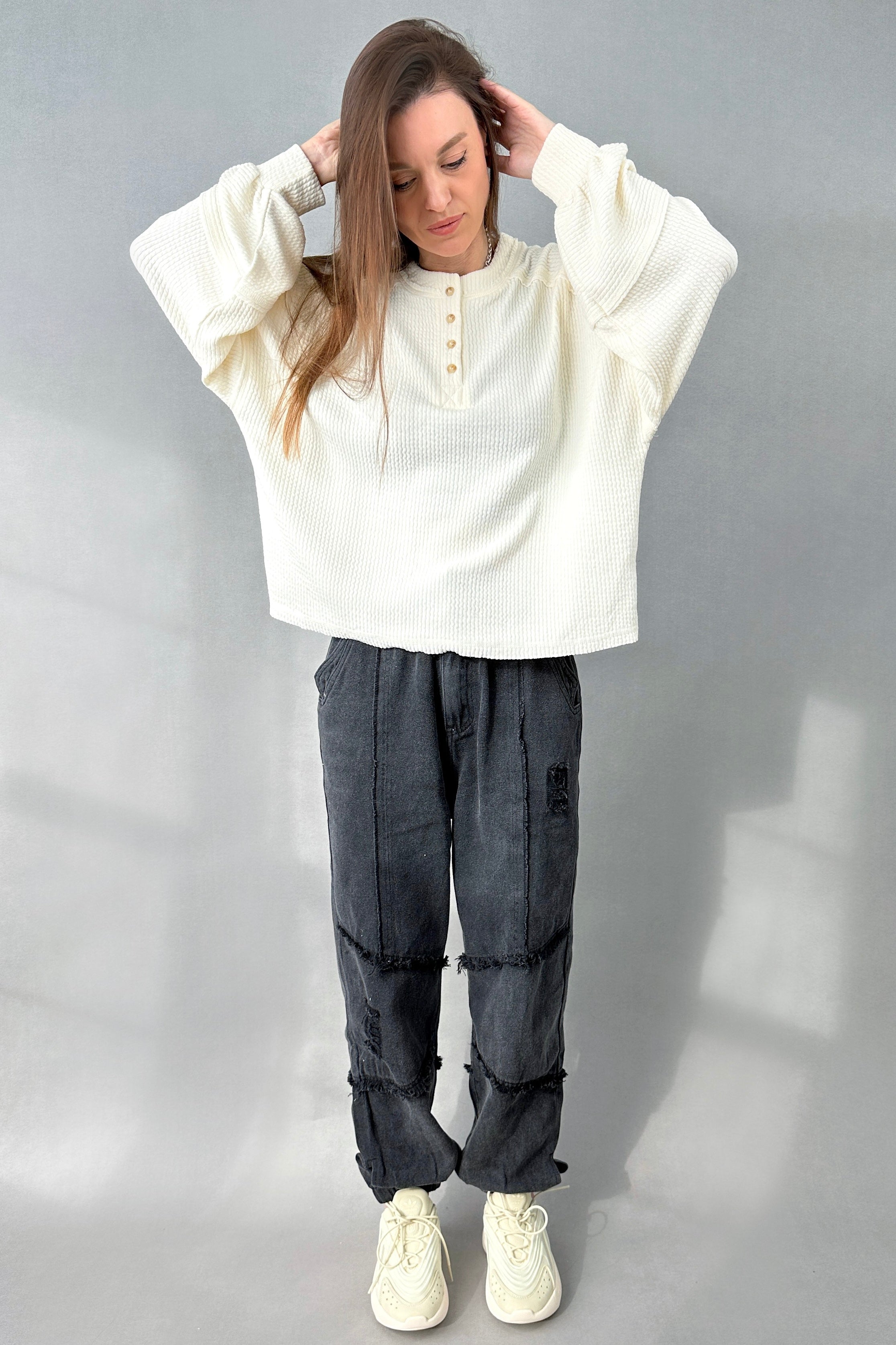 Bohemian Distressed Joggers - alldeserved.com