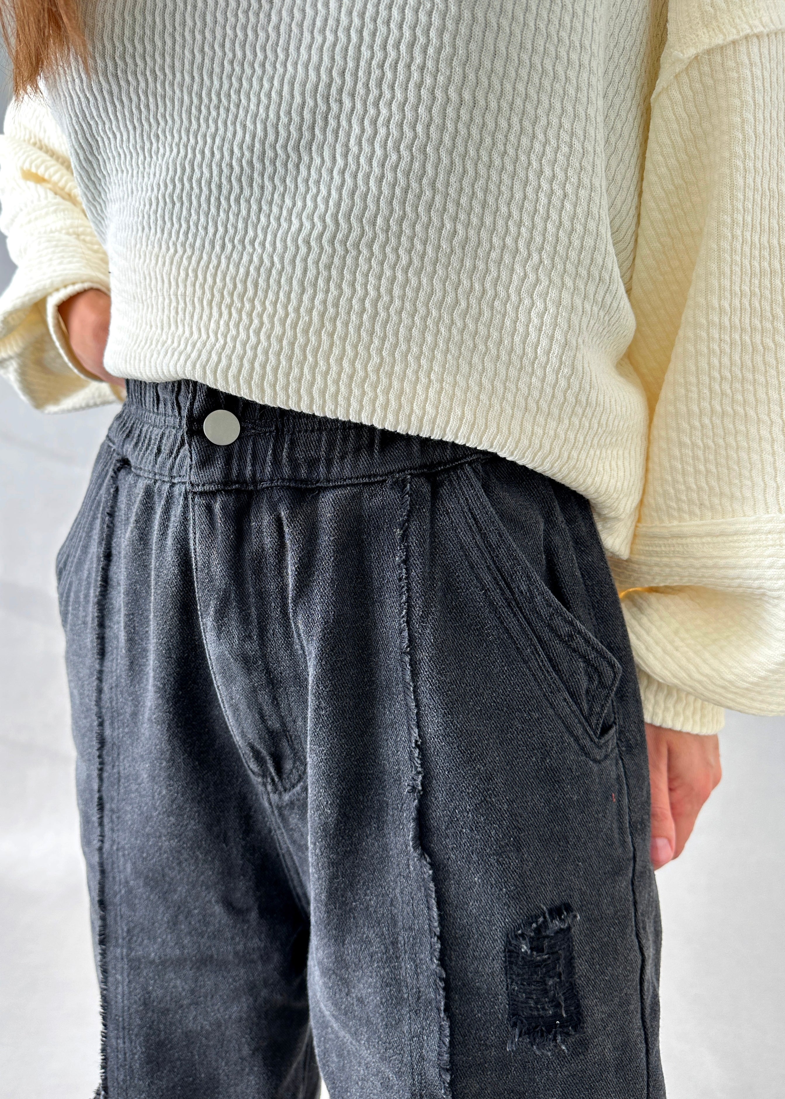 Bohemian Distressed Joggers - alldeserved.com