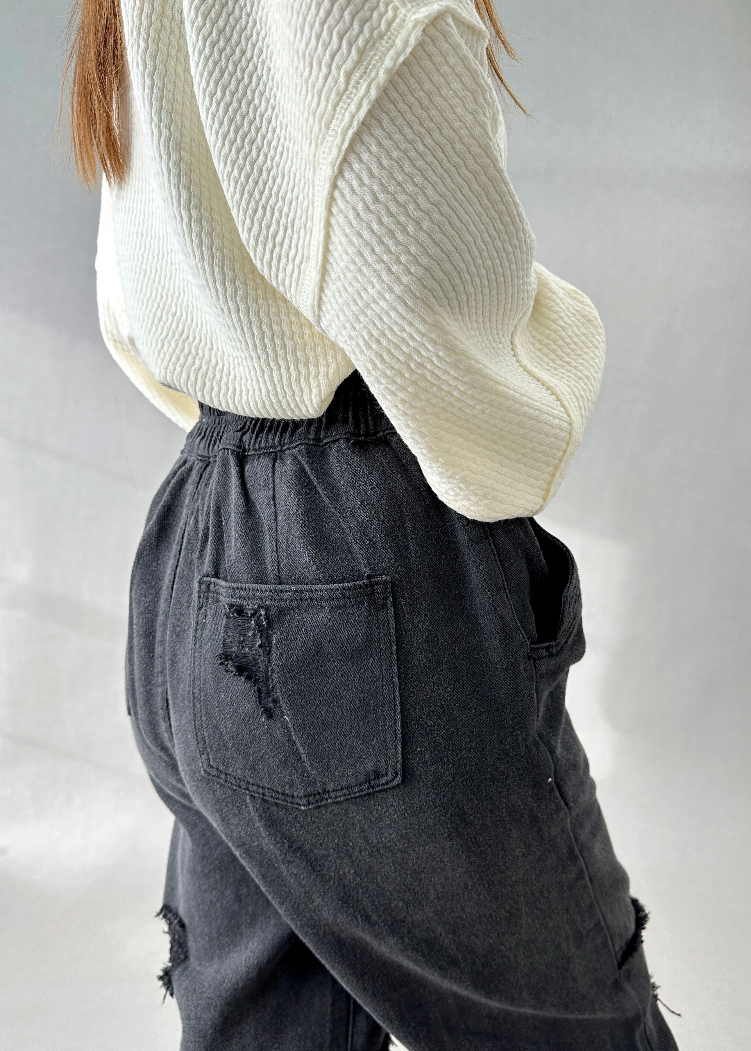 Bohemian Distressed Joggers - alldeserved.com