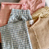 Wanderlust Gingham Boxer Pants - Pink