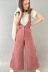 Red Maeve Culotte Jumpsuit - alldeserved.com