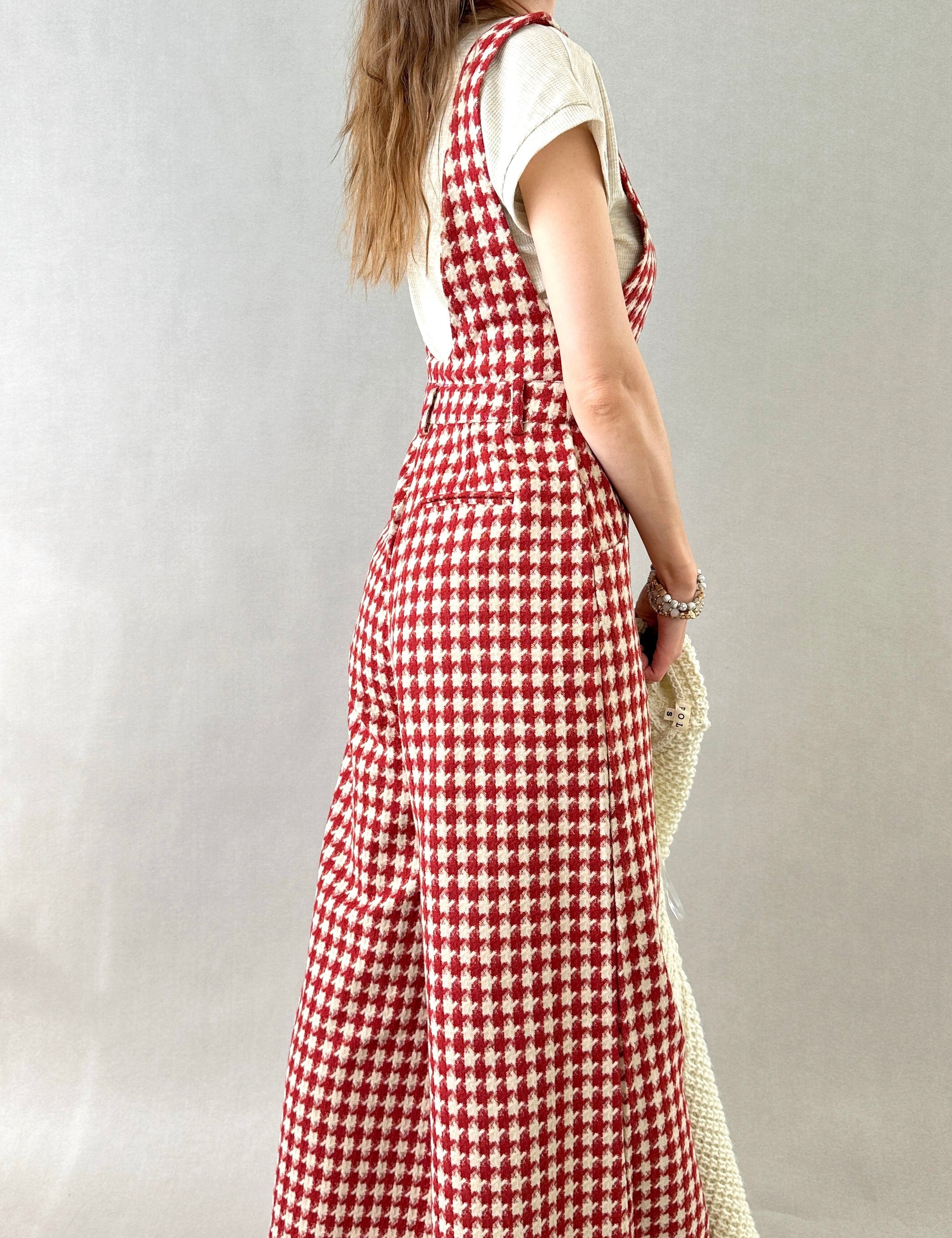 Red Maeve Culotte Jumpsuit - alldeserved.com