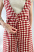 Red Maeve Culotte Jumpsuit - alldeserved.com