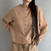 Things Between Piper Cardigan Camel - front view