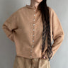 Things Between Piper Cardigan Camel - front view