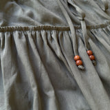 One Brynn Cotton Tiered Maxi Skirt - Dill