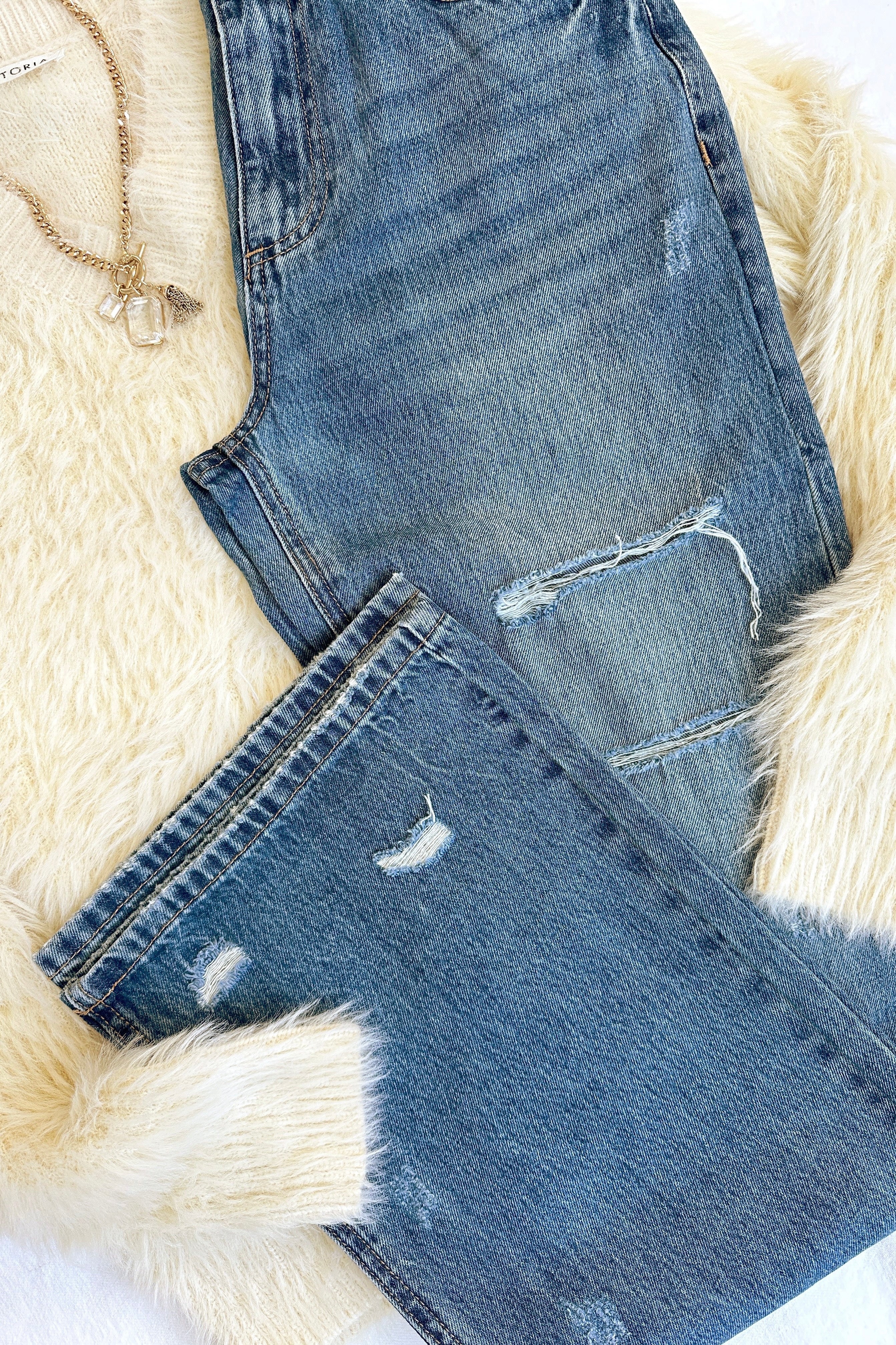 Loose Vintage Long Jeans - alldeserved.com
