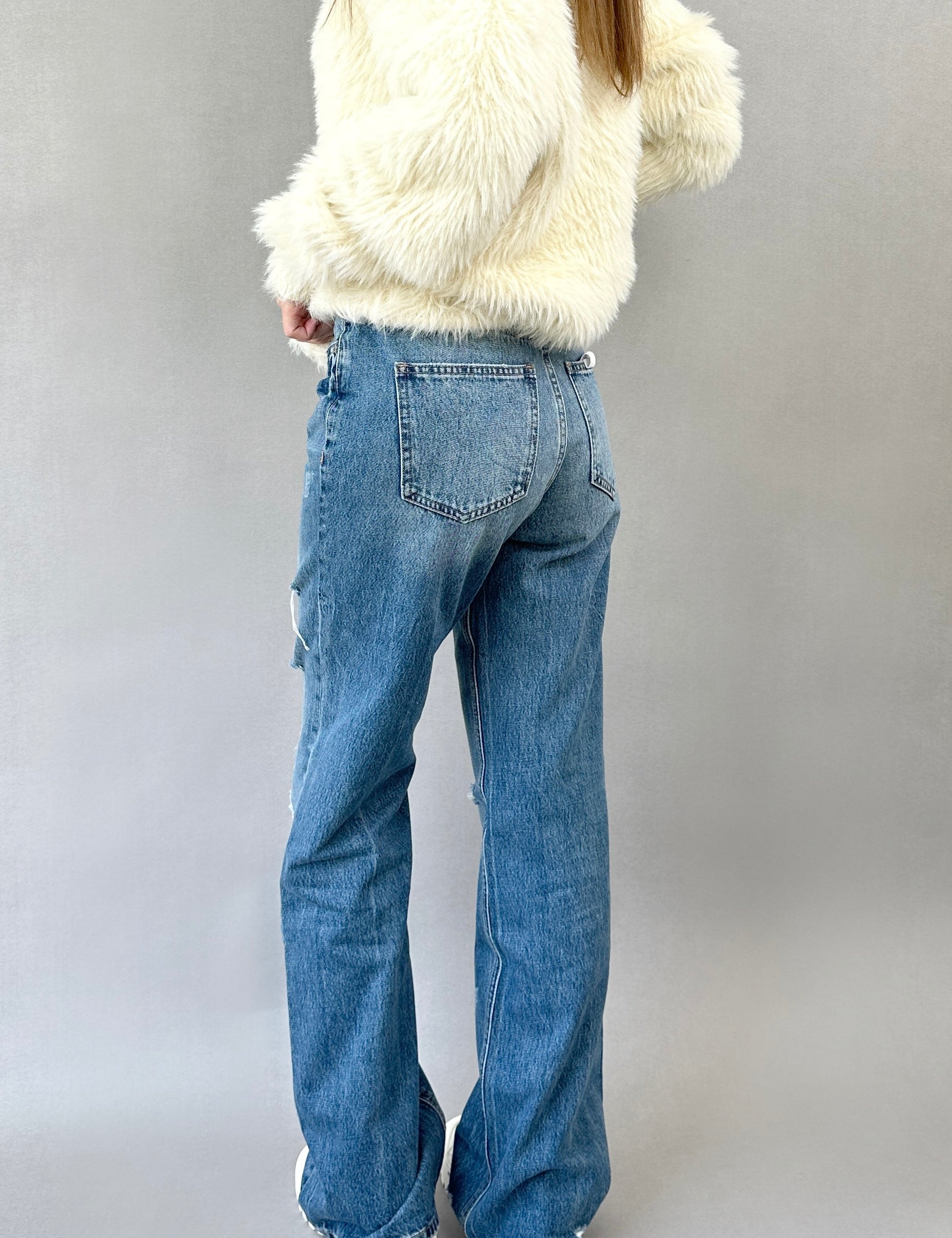 Loose Vintage Long Jeans - alldeserved.com