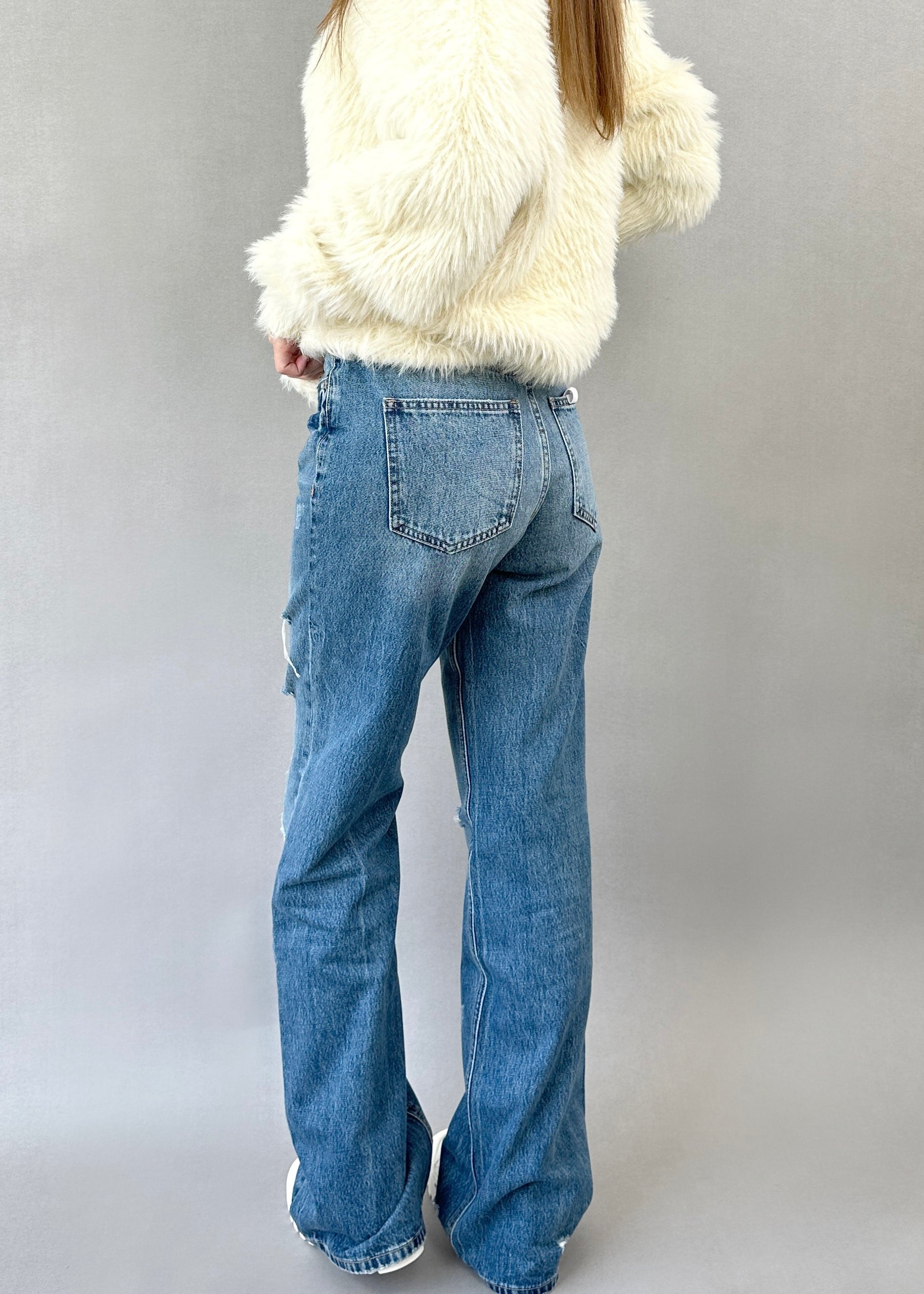 Loose Vintage Long Jeans - alldeserved.com