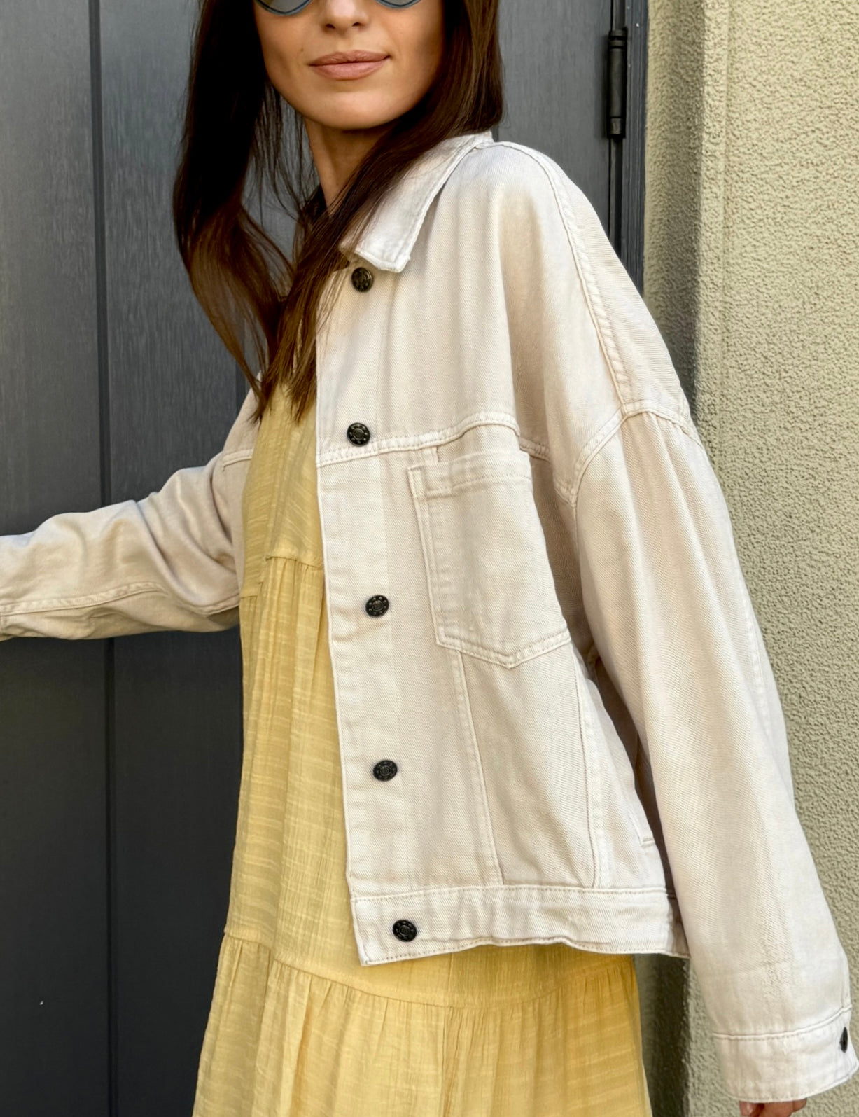 Miranda Swing Denim Jacket - alldeserved.com